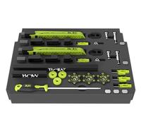 BOW Products Kit di bloccaggio a basso profilo, per l'uso su CNC, tavoli per cani, tavoli a T e banchi da lavoro, include morsetti di tenuta, recinzioni, punte intercambiabili e hardware