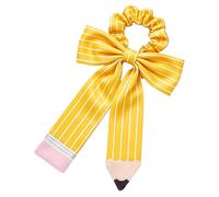 Bow Scrunchies Fabric Ponytail Holder Back to School Hair Ties