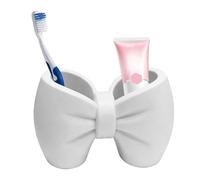 Bow Toothbrush Holder - Eyebrow Trimmer Container - Electric,for Razor Facial Cleanser Comb Eyebrow Trimmer Bathroom Renters Office Dorm RV Gym Bedroom Living Room