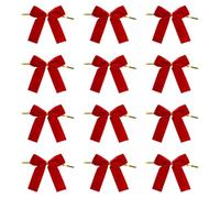 Bow topper ad albero, decorazione a nastro, materiale di velluto elegante texture morbida Craft a più uso leggero portatile compatto, fiocco di Natale per il display presente per le vacanze, 3.35x3.35