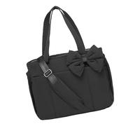 Bow Tote - Cute Elegant Handbag for Women, Clutch Purse and Pouch for Girls Teens, Stylish Accessory Evening, Party, Travel, Work, Office, Wedding, Beach, Lunch, Material, 12.99x5.51x13.78 Inches