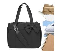 Bow Tote, Women Shoulder Bag, Compact Size for Storage, Elegant Clutch Purse Feature, Fashion Utility Category, Handbag for Girls Teens Evening Party Wedding Office Travel Beach Lunch