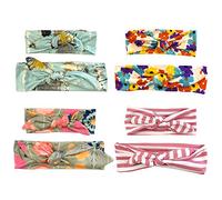 Bowbear Mom and Me - Fascia per capelli annodata con motivo floreale