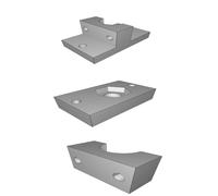 Bowden Cable Mount for Mendel 3D Printer Extruder - Interface Compatible