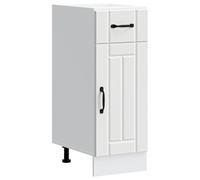 BOWEKAM Armadi & Stoccaggio-Mobili da cucina-Mobile Base Cucina Lucca Bianco Legno Ingegnerizzato