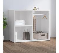 BOWEKAM Armadietti & Armadietto spogliatoio laccato bianco 80x40x65 cm in legno ingegnerizzato