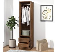 BOWEKAM Armadietti & Stoccaggio-Armadi & Armadi - Armadio con cassetti in rovere marrone 50x50x200 cm Legno Ingegnerizzato