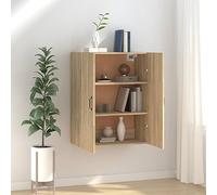 BOWEKAM Armadietti & Stoccaggio-Armadietti & Armadietti - Armadio pensile in rovere Sonoma 69,5x34x90 cm Legno Ingegnerizzato
