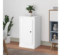 BOWEKAM Armadietti & Stoccaggio-Buffet & Credenze-Credenza Bianco 37.5x35.5x67.5 cm Legno Ingegnerizzato