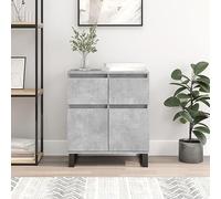 BOWEKAM Armadietti & Stoccaggio-Buffet & Credenze-Credenza Grigio Cemento 60x35x70 cm Legno Ingegnerizzato