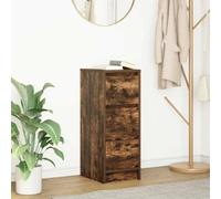 BOWEKAM Armadietti & Stoccaggio-Buffet & Credenze-Credenza Rovere Fumé 29.5x34x76 cm Legno Ingegnerizzato