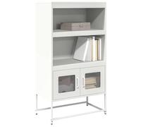BOWEKAM Armadietti & Stoccaggio-Buffet & Credenze-Highboard Bianco 68x39x123 cm Acciaio