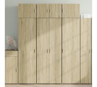 BOWEKAM Armadietti & Stoccaggio-Buffet & Credenze-Tavoletta in Rovere Sonoma 70x42.5x185 cm Legno Ingegnerizzato