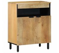 BOWEKAM Armadietti & Stoccaggio-Media Armadietti & Racks-Credenza Marrone 60x33x75 cm Legno Massello Mango