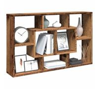 BOWEKAM Armadietti & Stoccaggio-Mensola a Muro Legno Antico 85x16x52,5 cm Legno Ingegnerizzato