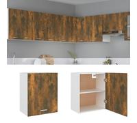 BOWEKAM Armadietti & Stoccaggio-Mobili Cucina - Armadio pensile Lyon Rovere Fumé 50x31x60 cm Legno Ingegnerizzato