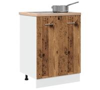 BOWEKAM Armadietti & Stoccaggio-Mobili da cucina-Armadietto inferiore Lione Legno Antico 60x46x81,5 cm Legno Ingegnerizzato