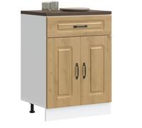 BOWEKAM Armadietti & Stoccaggio-Mobili da cucina-Mobile Base Cucina Kalmar Artigianale Rovere Ingegnerizzato Legno