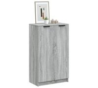 BOWEKAM Armadietti & Stoccaggio-Scarpiera Grigio Sonoma 59x35x100 cm Legno Ingegnerizzato