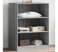 BOWEKAM Armadio grigio Sonoma 77x48x102 cm Legno Ingegnerizzato