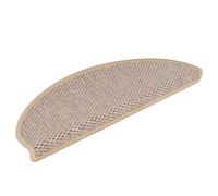 BOWEKAM Articoli per la casa-gradini-gradini-tappetini autoadesivi effetto sisal 15 pezzi 65x21x4 cm beige chiaro