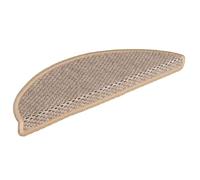 BOWEKAM Articoli per la casa-gradini-gradini-tappetini autoadesivi effetto sisal 30 pezzi 56x17x3 cm beige chiaro