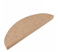 BOWEKAM Articoli per la casa-Gradini-Tappetini per scale Autoadesivi 20 pz Beige 56x17x3 cm