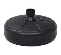 BOWEKAM Base per ombrellone, riempita con sabbia e acqua, 15 l, colore: nero