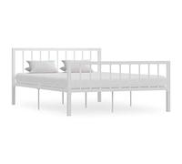 BOWEKAM Beds & Accessories-Letti & Telai-284565 - Struttura letto senza materasso, in metallo bianco, 140 x 200 cm
