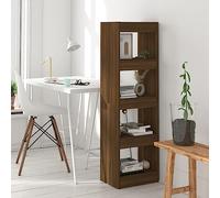 BOWEKAM casa e giardino, come divisorio in rovere marrone, 40 x 30 x 135 cm, a scelta dei mobili