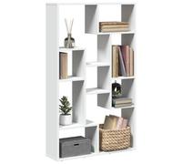 BOWEKAM Casa e giardino Libreria bianca 72 x 20 x 120 cm scelta mobili in legno ingegnerizzato