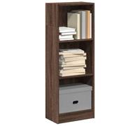 BOWEKAM Casa e giardino Libreria in rovere marrone 40x24x109 cm Scelta di mobili in legno ingegnerizzato