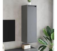 BOWEKAM Casa & Giardino - Armadi da parete 2 pz Grigio 30x30x100 cm Legno di pino massello-Scelta