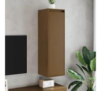 BOWEKAM Casa & Giardino - Armadi da parete 2 pz marrone 30x30x100 cm legno di pino massello-scelta