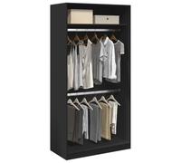 BOWEKAM Casa & Giardino-Armadio Nero 100x50x200 cm Legno Ingegnerizzato - Scelta