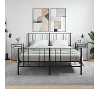BOWEKAM Casa & Giardino-Comodini 2 pz Grigio Sonoma 40x42x60 cm Legno Ingegnerizzato - Scelta