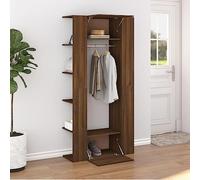 BOWEKAM Casa & Giardino-Corridoio Armadi 2 pz Rovere Marrone Legno Ingegnerizzato - Scelta