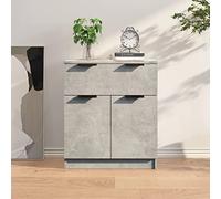 BOWEKAM Casa & Giardino-Credenza Grigio Cemento 60x30x70 cm Legno Ingegnerizzato - Scelta