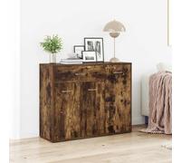 BOWEKAM Casa & Giardino - Credenza in rovere fumé 88x30x70 cm in legno ingegnerizzato - Scelta