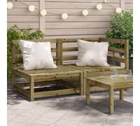BOWEKAM Casa & Giardino Divano 2 Posti Impregnato Legno Pino-Mobili Scelta