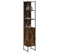 BOWEKAM Casa & Giardino-Mobile Bagno Rovere Fumé 33x33x185,5 cm Legno Ingegnerizzato - Scelta
