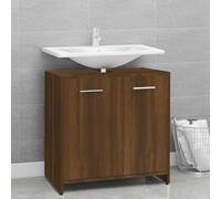 BOWEKAM Casa & Giardino-Mobile Bagno Rovere Marrone 60x33x60 cm Legno Ingegnerizzato - Scelta