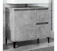 BOWEKAM Casa & Giardino-Mobile Lavandino Grigio Cemento 65x33x60 cm Legno Ingegnerizzato - Scelta