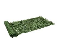 BOWEKAM Casa & Giardino - Paravento da balcone con foglie verde scuro, 200 x 100 cm