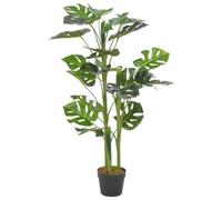 BOWEKAM Casa & Giardino - Pianta artificiale Monstera con vaso verde, 100 cm, scelta