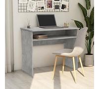 BOWEKAM Casa & Giardino-Scrivania Grigio Cemento 90x50x74 cm Legno Ingegnerizzato - Scelta