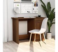 BOWEKAM Casa & Giardino-Scrivania Rovere Marrone 100x50x76 cm Legno Ingegnerizzato - Scelta