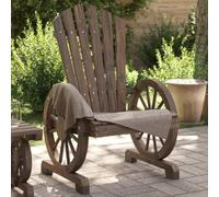 BOWEKAM Casa & Giardino - Sedia Adirondack in legno massello di abete