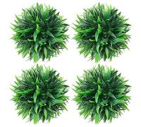 BOWEKAM Casa & Giardino - Sfere di bosso artificiali, 4 pezzi, 15 cm
