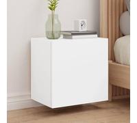 BOWEKAM Centri di intrattenimento e supporti TV - Armadi TV a parete 2 pz Bianco 40.5x30x40 cm Legno Ingegnerizzato